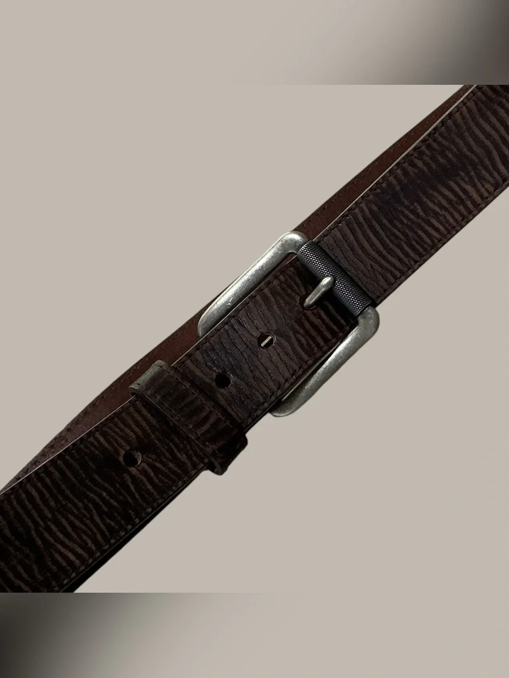 Justin C11745 Brown Top Grain Leather Western Belt Size 40